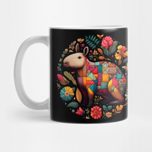 Capybara Flower Mug